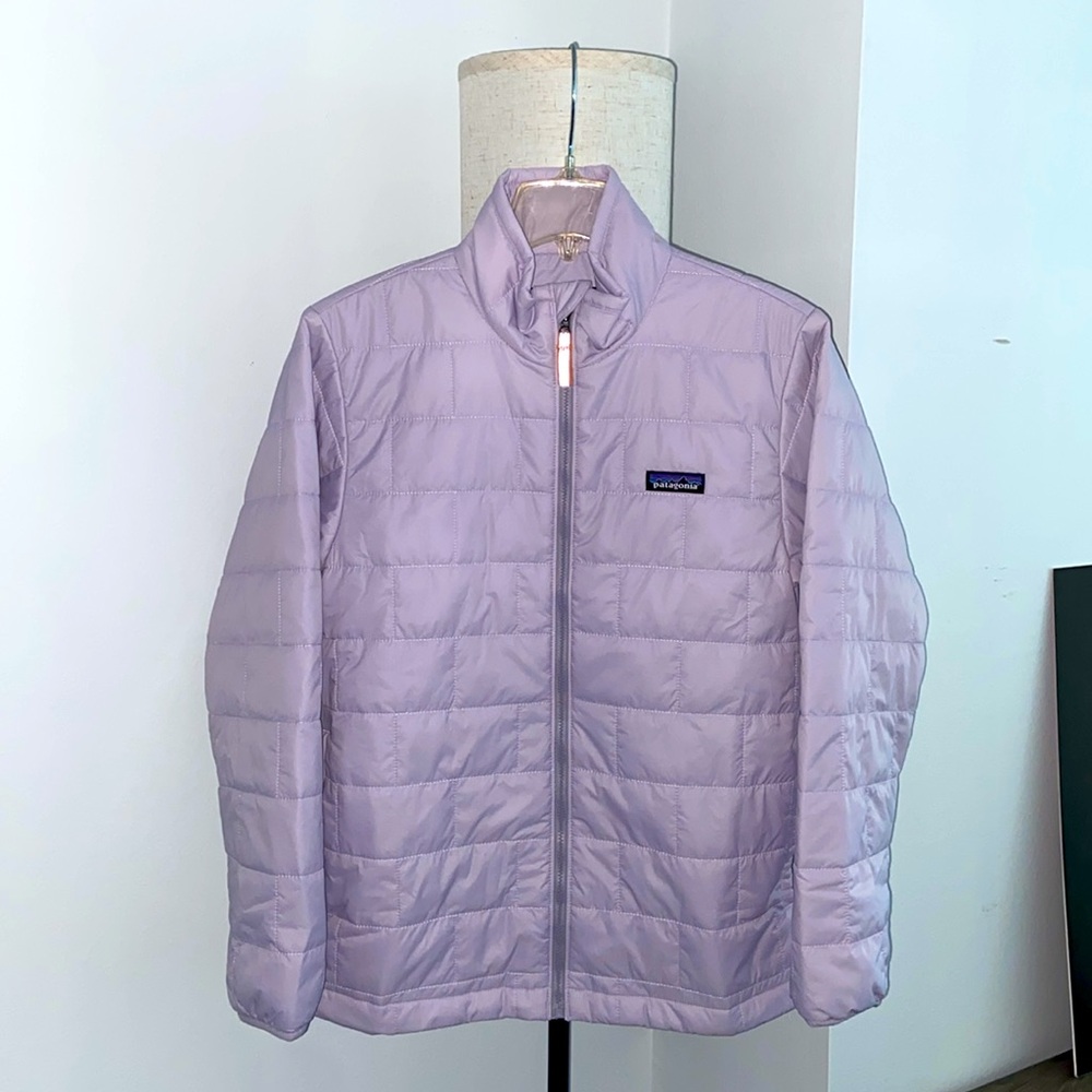 NEW Patagonia Nano Puff NWT Lilac Purple Kids Girls Large / Women’s XXS